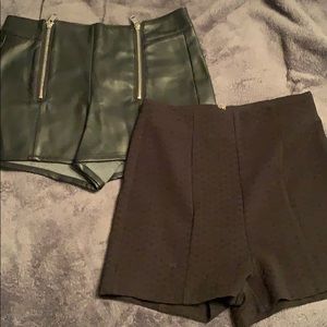 Forever 21 high-waisted shorts